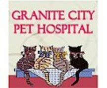 Granite city pet hospital - See more of Granite City Pet Hospital on Facebook. Log In. Forgot account? or. Create new account. Not now. Related Pages. Tri-County Humane Society. Animal Shelter. Soapy Puppy. Pet Groomer. Joah's Ark Pony Parties & Petting Zoo. Petting Zoo. The Barking Birch. Kennel. Paws in the Country Dog Boarding & Day Care.